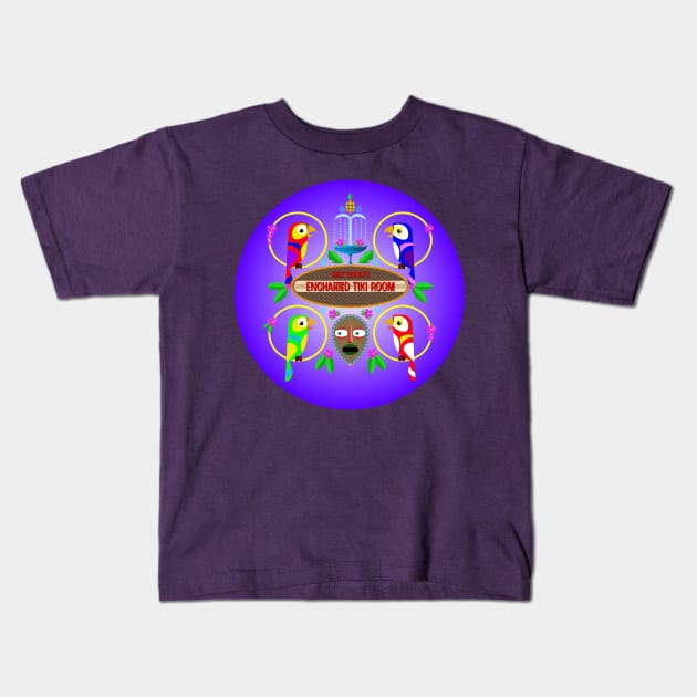 The Tiki Tiki Tiki Tiki Room Kids T-Shirt by Gartdog